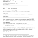 Nanny Contract Template – Nanny Agreement Template | Nanny In Nanny Contract Template Word