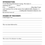 Natural Disaster – Live Newsreport Script Template Inside News Report Template