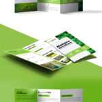 Nature Tri Fold Brochure Template Free Psd | Psdfreebies Pertaining To 3 Fold Brochure Template Psd