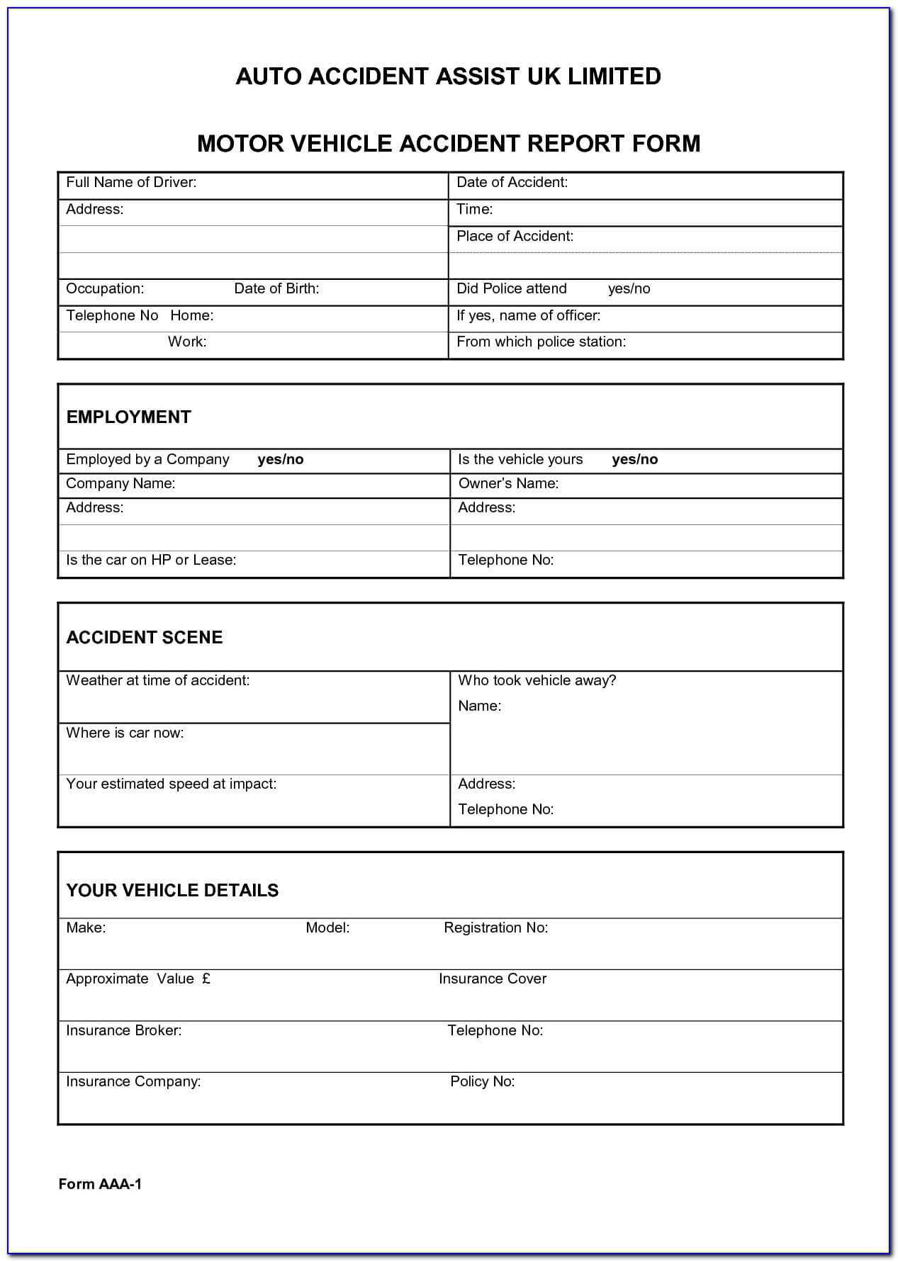 Ncr Report Template Cool Best S Of Accident Form Template In Within Ncr Report Template