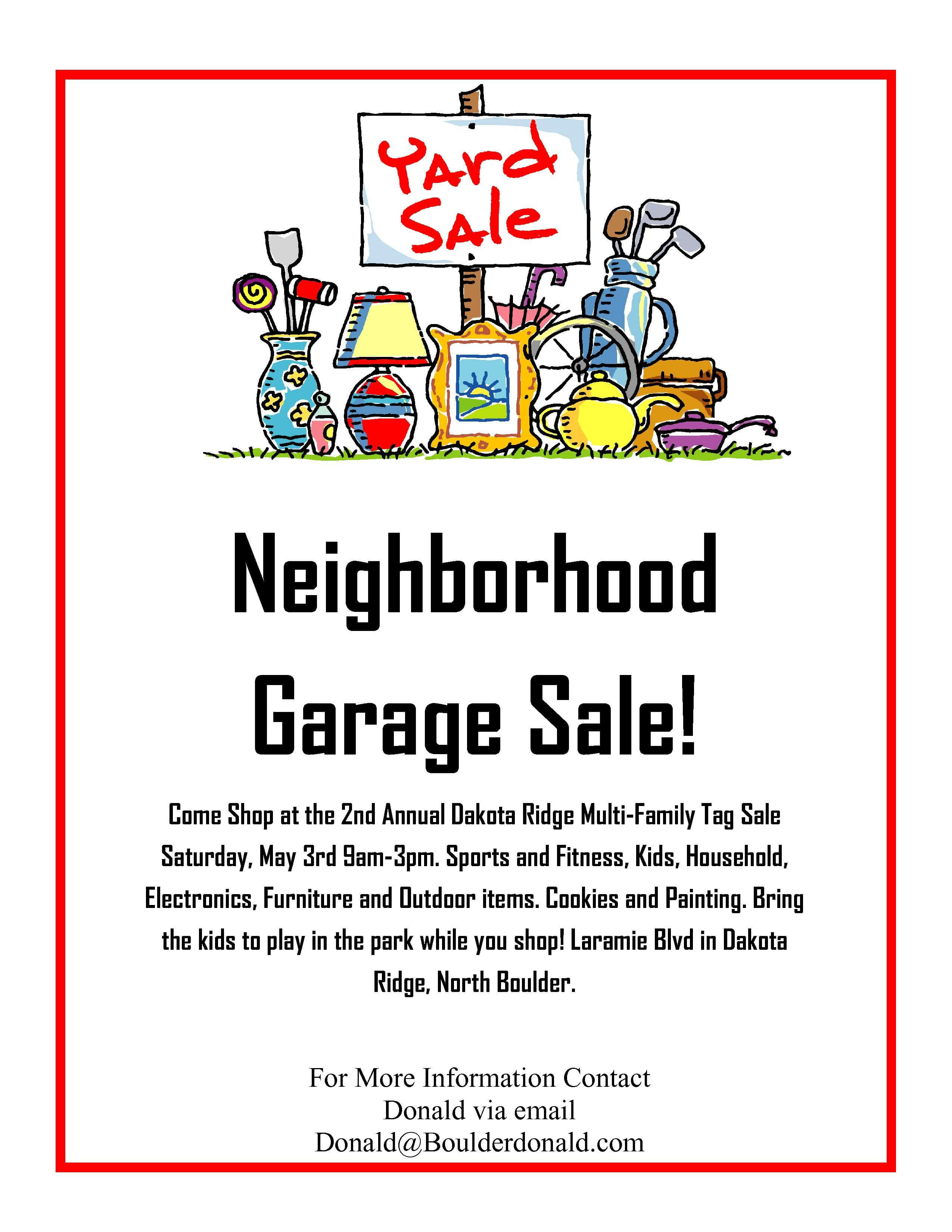 Neighborhood Garage Sale Flyer Template – Yahoo Image Search In Yard Sale Flyer Template Word