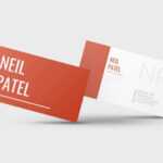 Neil Patel Google Docs Business Card Template – Stand Out Shop Throughout Google Docs Business Card Template