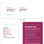 Neon Real Estate Market Industry Report Template Template Intended For Real Estate Report Template