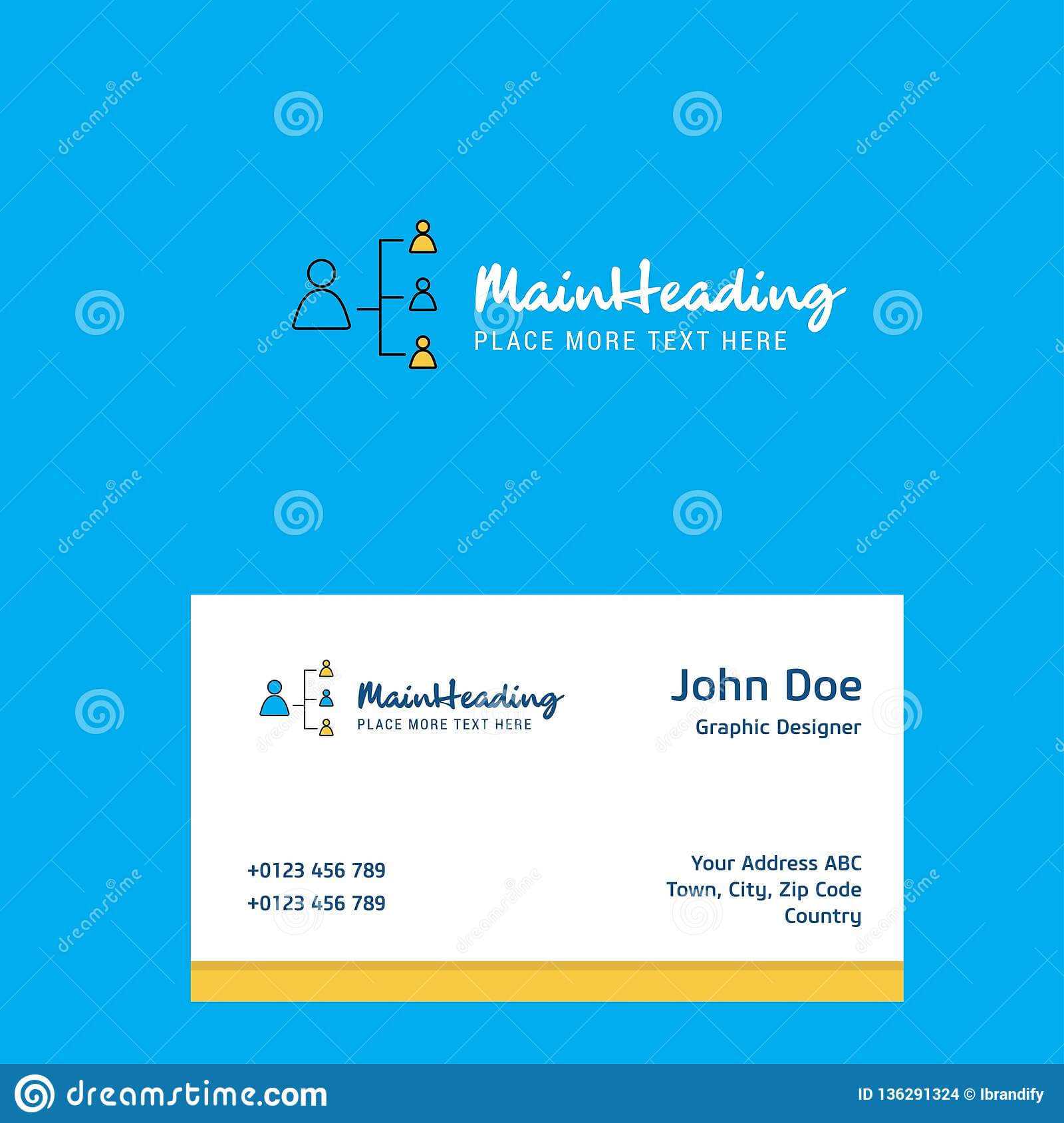 Networking Logo Design With Business Card Template. Elegant Throughout Networking Card Template