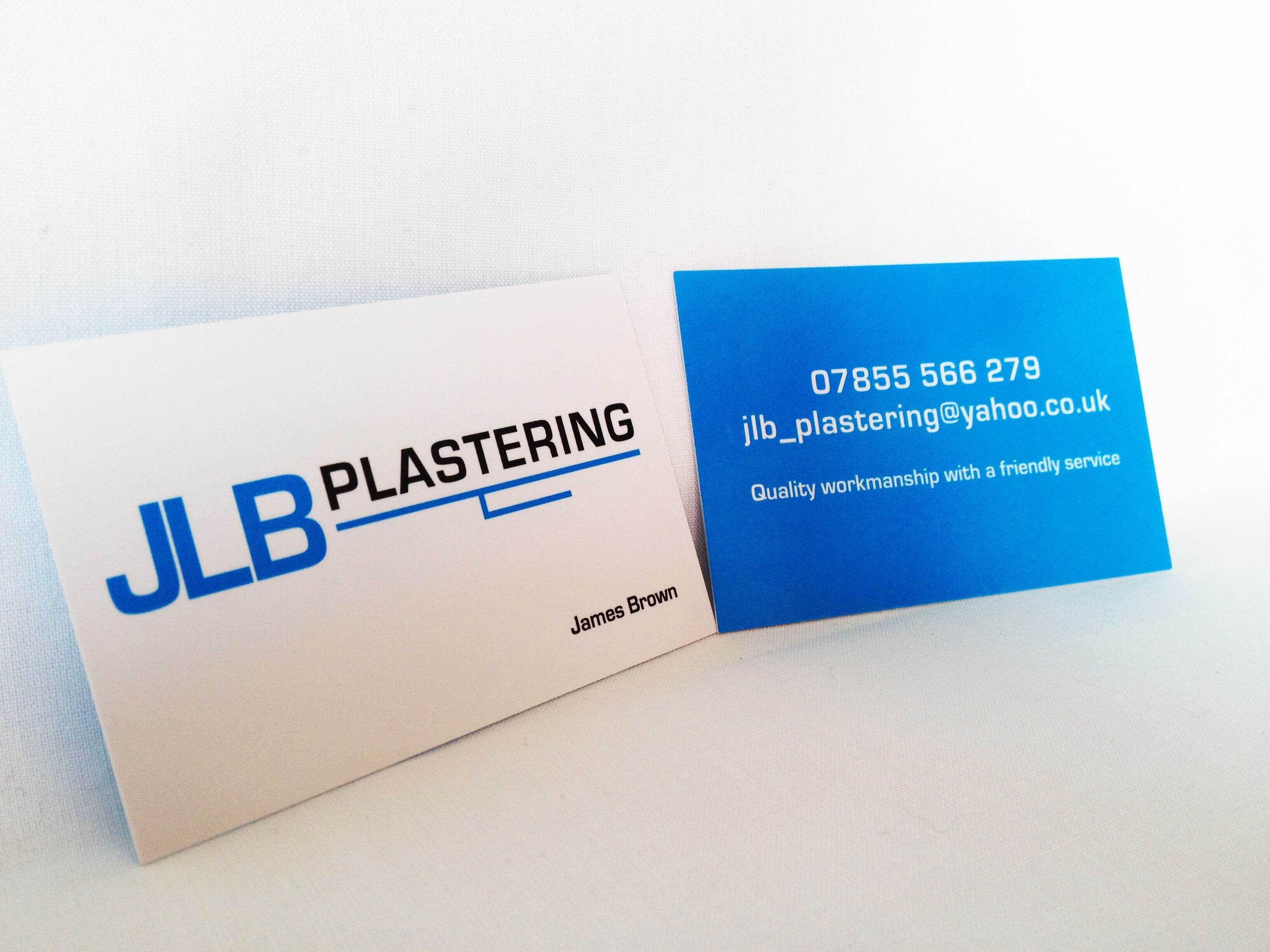 New Jlb Plastering Business Cards And Logo Design | Logos Throughout Plastering Business Cards Templates