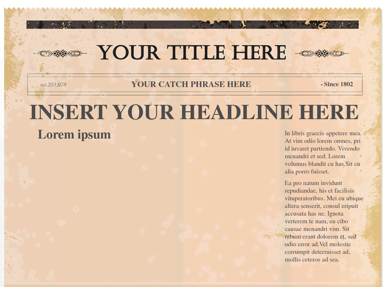 Newspaper Article Templates | A Wonderful Life | Blank For Newspaper Template For Powerpoint