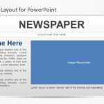 Newspaper Powerpoint Template with Newspaper Template For Powerpoint