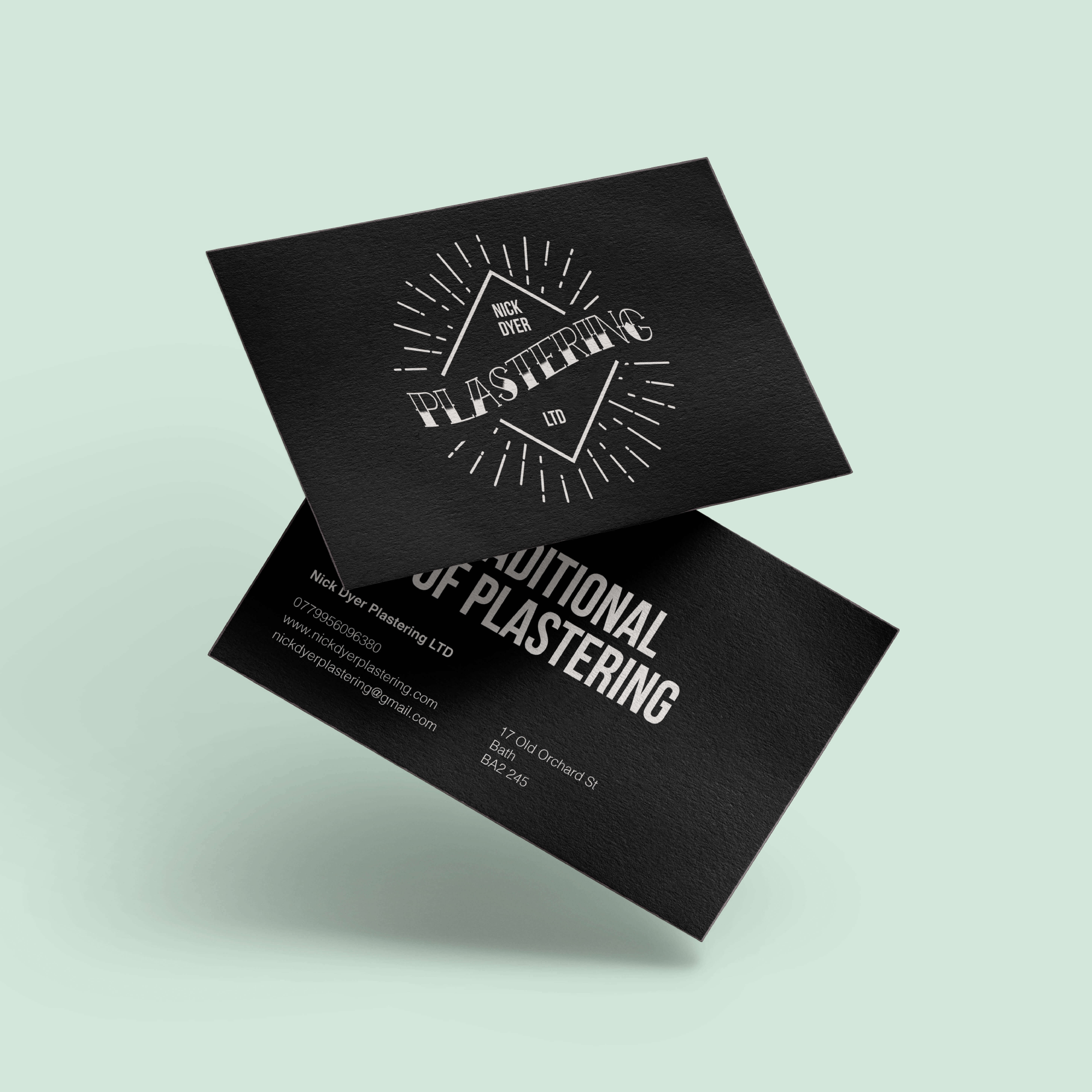 Nick Dyer Plastering | Createdjasmine With Plastering Business Cards Templates