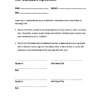 Non Disclosure Agreement Template ,confidentiality Agreement Within Nda Template Word Document