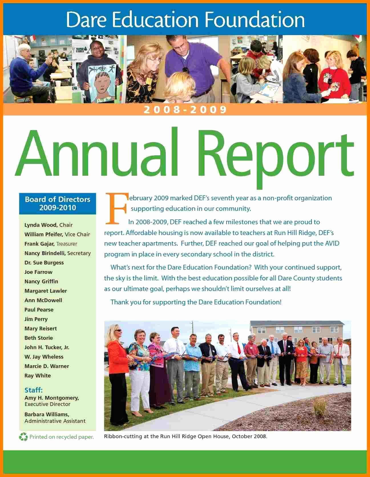Non Profit Annual Report Template | Wesleykimlerstudio In Non Profit Annual Report Template