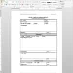 Nonconformance Report Iso Template Within Non Conformance Report Form Template