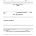 Nonconformity Report – Fill Online, Printable, Fillable Pertaining To Quality Non Conformance Report Template