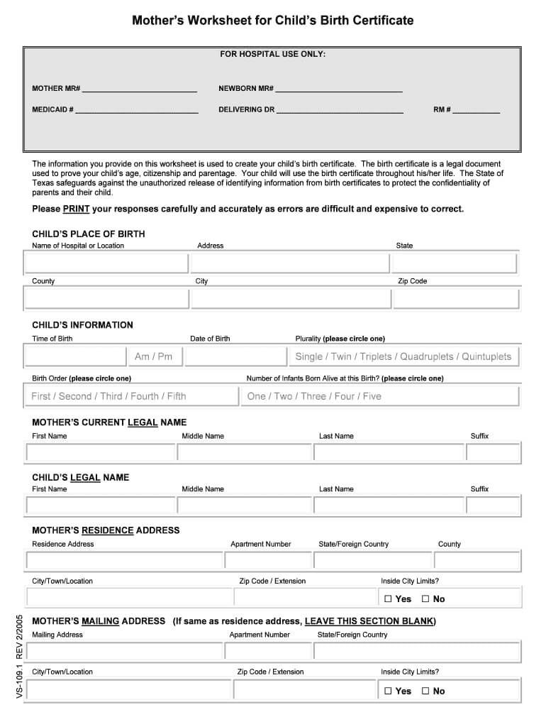 North Carolina Death Certificate Template – Fill Online With Regard To Baby Death Certificate Template