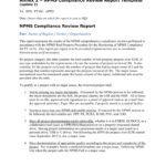Npms Compliance Review Report Template (Update 2) Intended For Compliance Monitoring Report Template