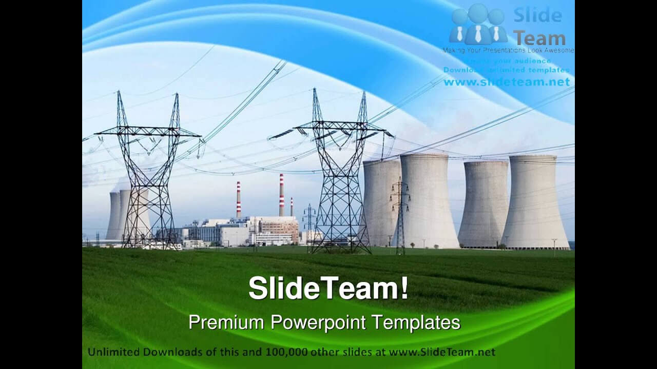 Nuclear Power Station Technology Powerpoint Templates Themes And  Backgrounds Ppt Themes Throughout Nuclear Powerpoint Template