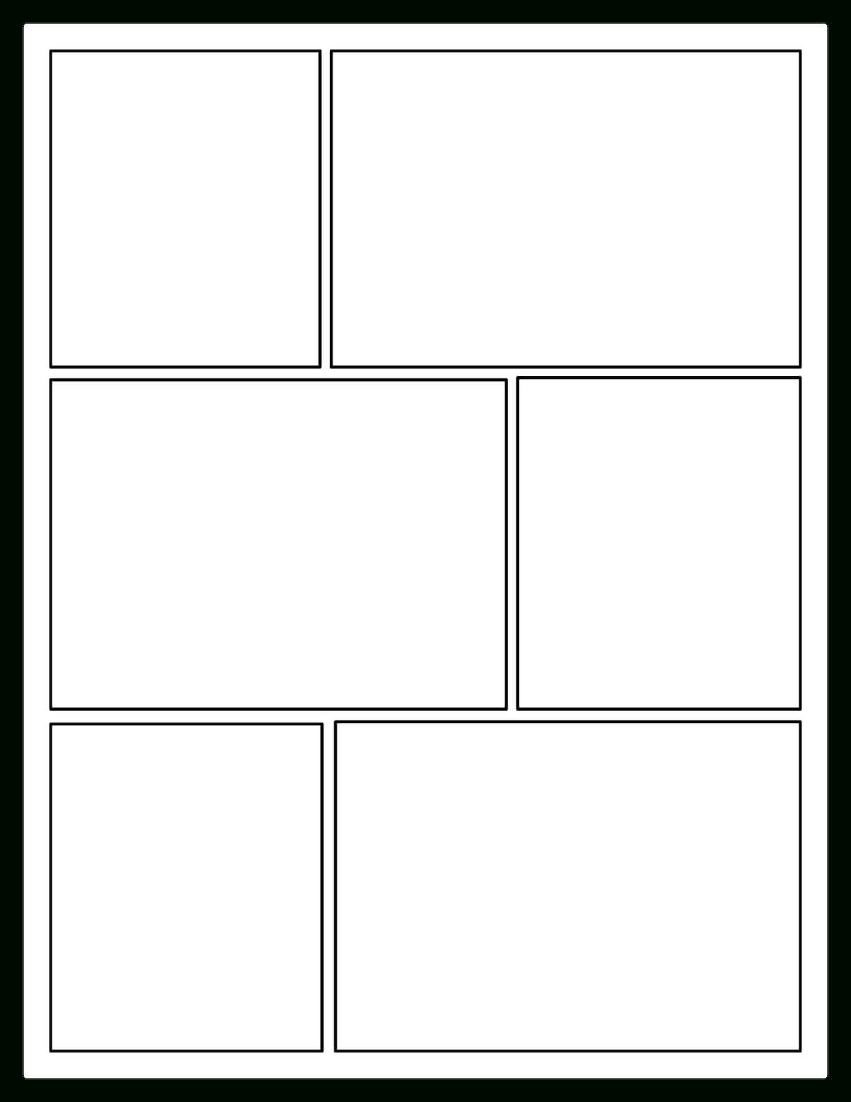 Offering Choices For Your Readers: Comic Book Craze For Printable Blank Comic Strip Template For Kids