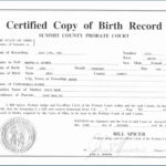 Official Birth Certificate Template #7130 For Official Birth Certificate Template