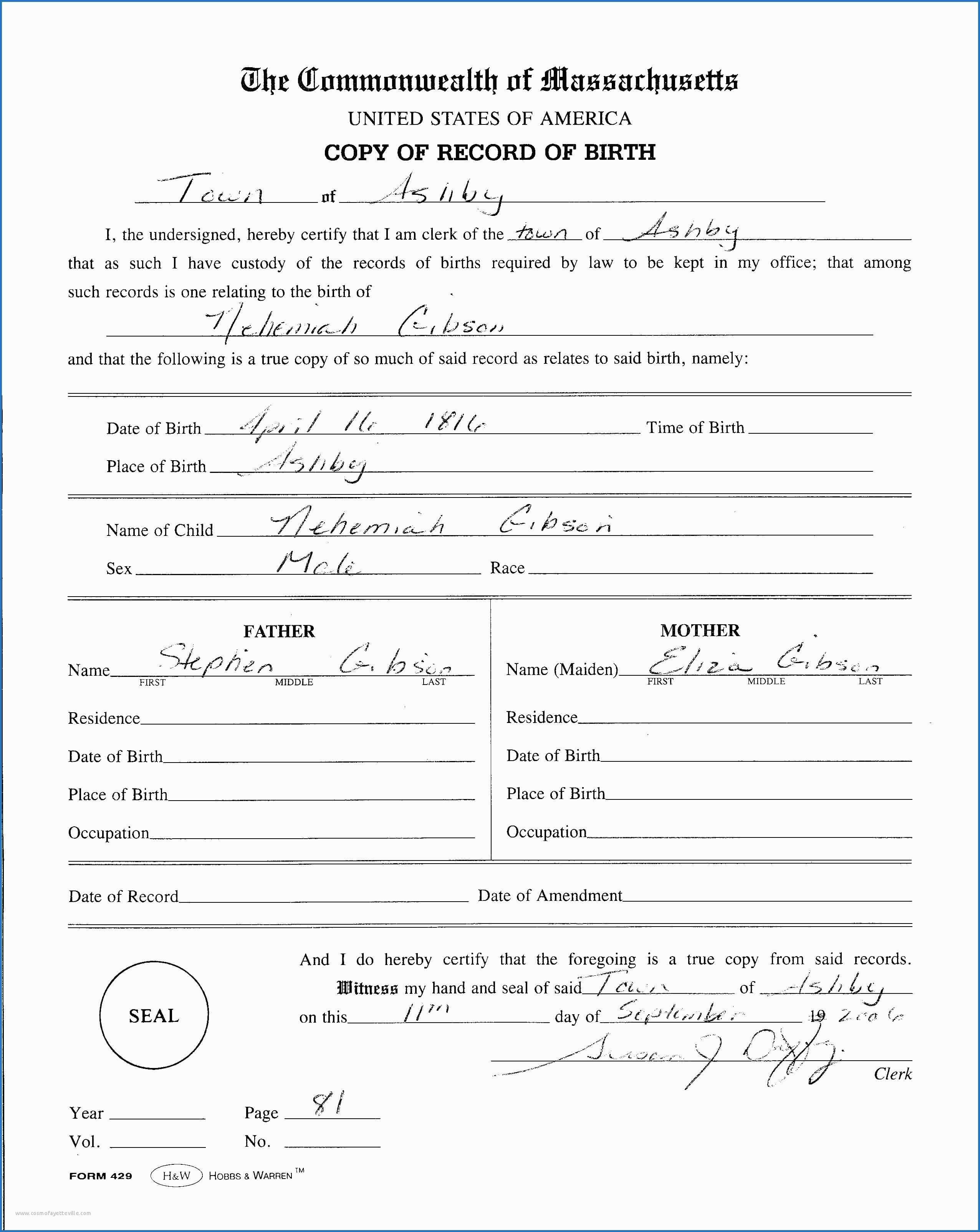 Official Birth Certificate Template Amazing Ficial Birth Throughout Official Birth Certificate Template