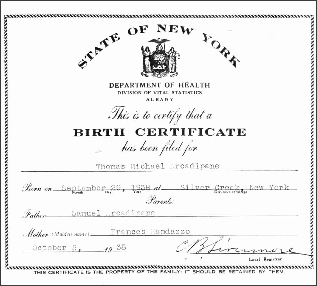 Official Blank Birth Certificate Inside Official Birth Certificate Template
