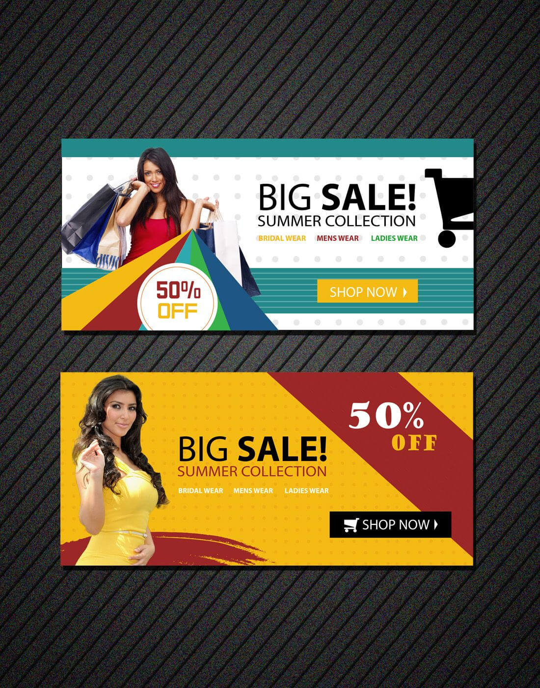 Online Shopping Banners Templates | Free Website Psd Banners Intended For Free Online Banner Templates