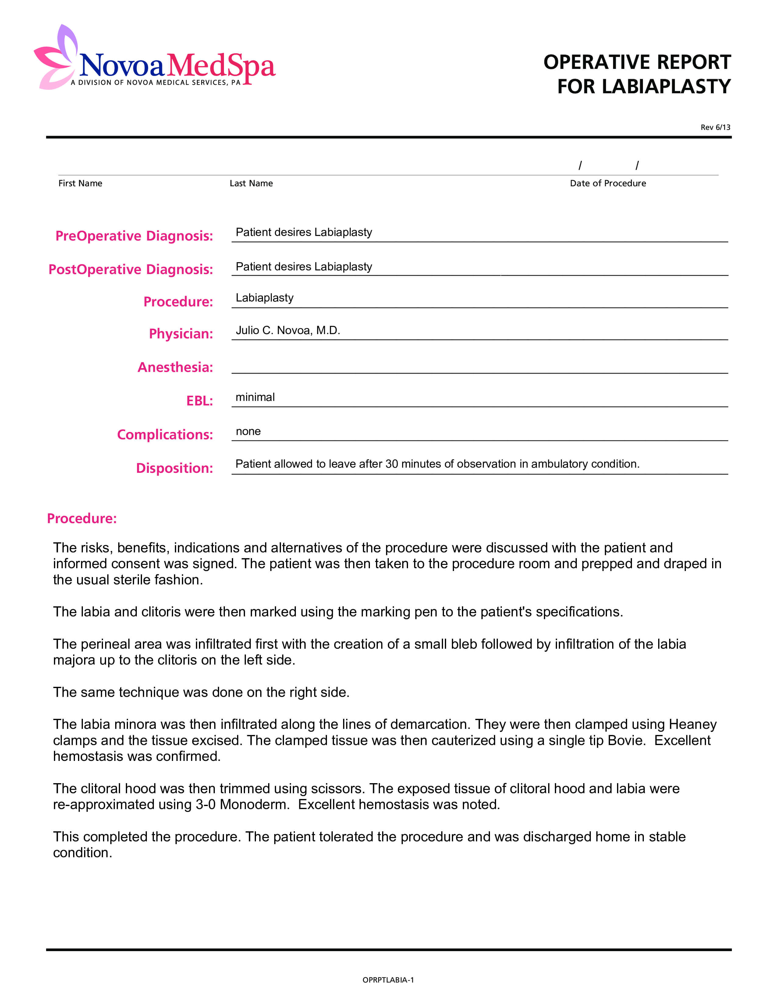 Operative Report | Templates At Allbusinesstemplates Pertaining To Operative Report Template