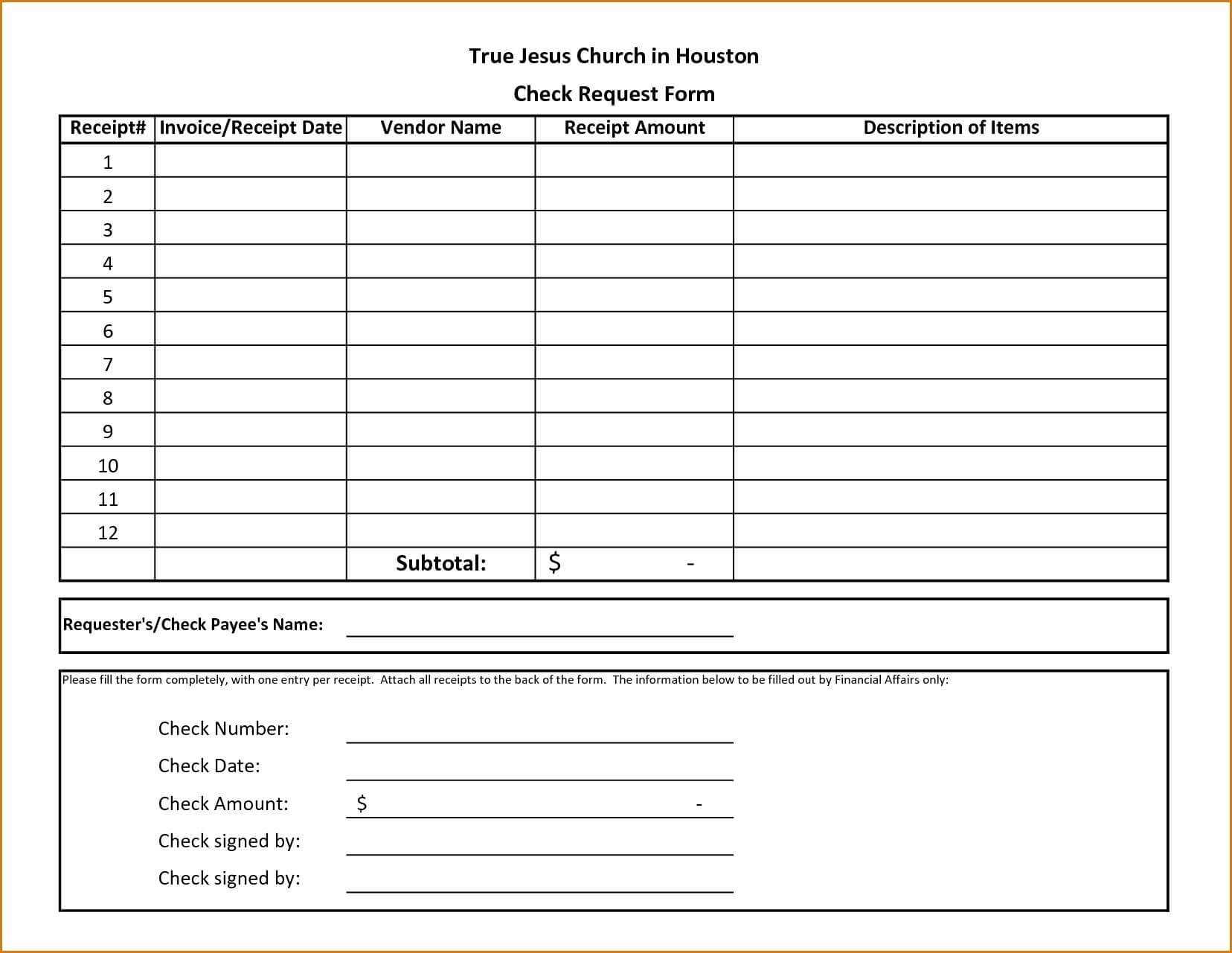 Order Form Template Word – Cellarpaper.co Inside Check Request Template Word