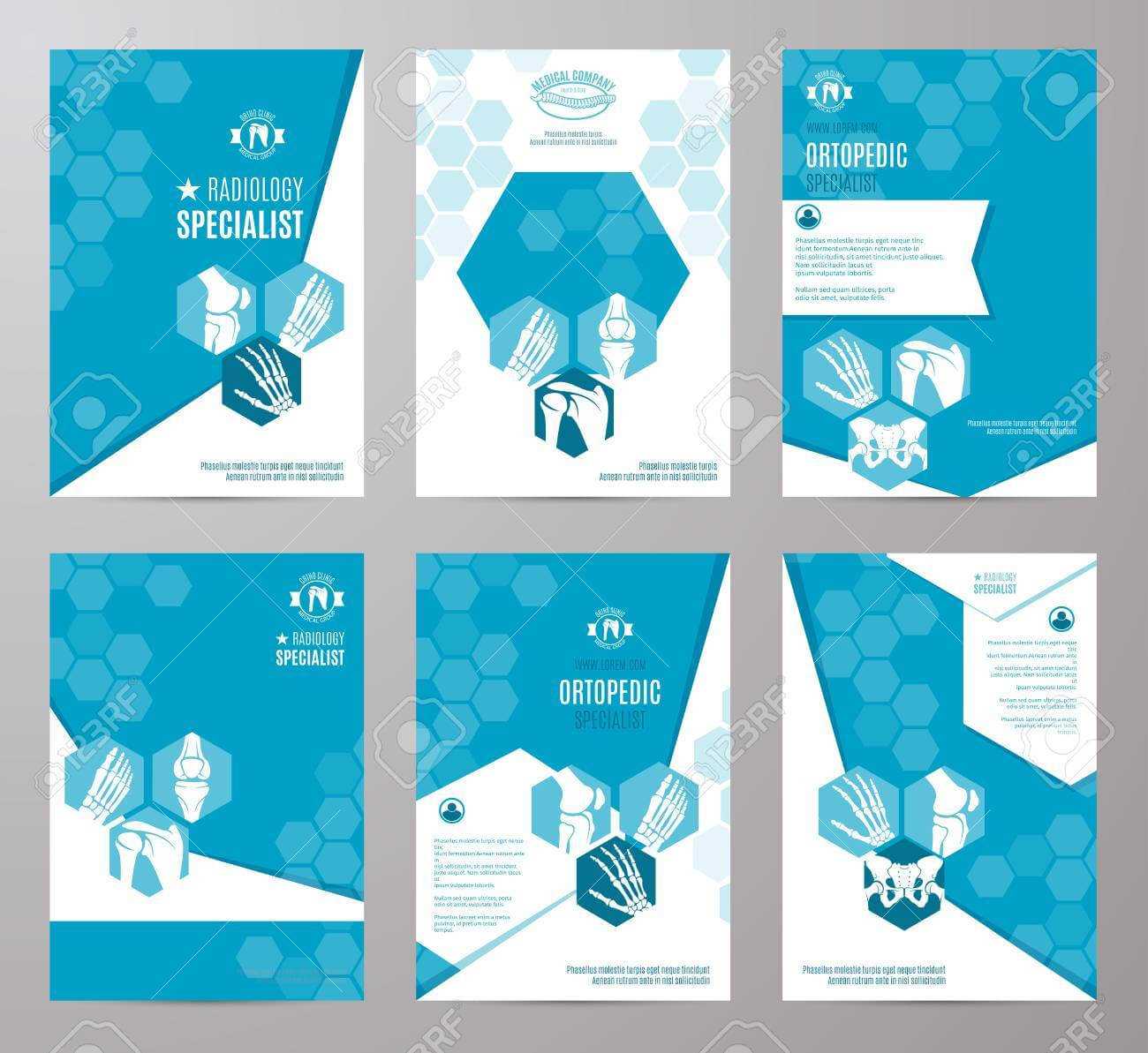 Orthopedic And Radiology Clinical Specialist Card Template Inside Medical Banner Template