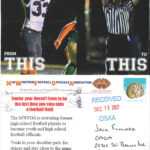 Osaa – Officials Regarding Football Referee Game Card Template