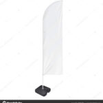 Outdoor Feather Flag With Ground Fillable Water Base Stand With Sharkfin Banner Template