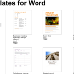 Over 250 Free Microsoft Office Templates & Documents Pertaining To Google Word Document Templates