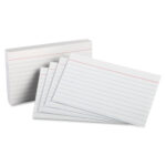 Oxford Printable Index Card – 3" X 5" – 85 Lb Basis Weight – 100 / Pack –  White With Regard To 3 By 5 Index Card Template