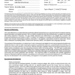 Page Of – Ventura County Selpa For Psychoeducational Report Template