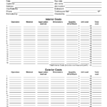 Painting Estimate Forms | Painting Estimate Form Regarding Blank Estimate Form Template