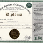 Pakistan Institute Of Computer Sciences, Free Online Within Masters Degree Certificate Template