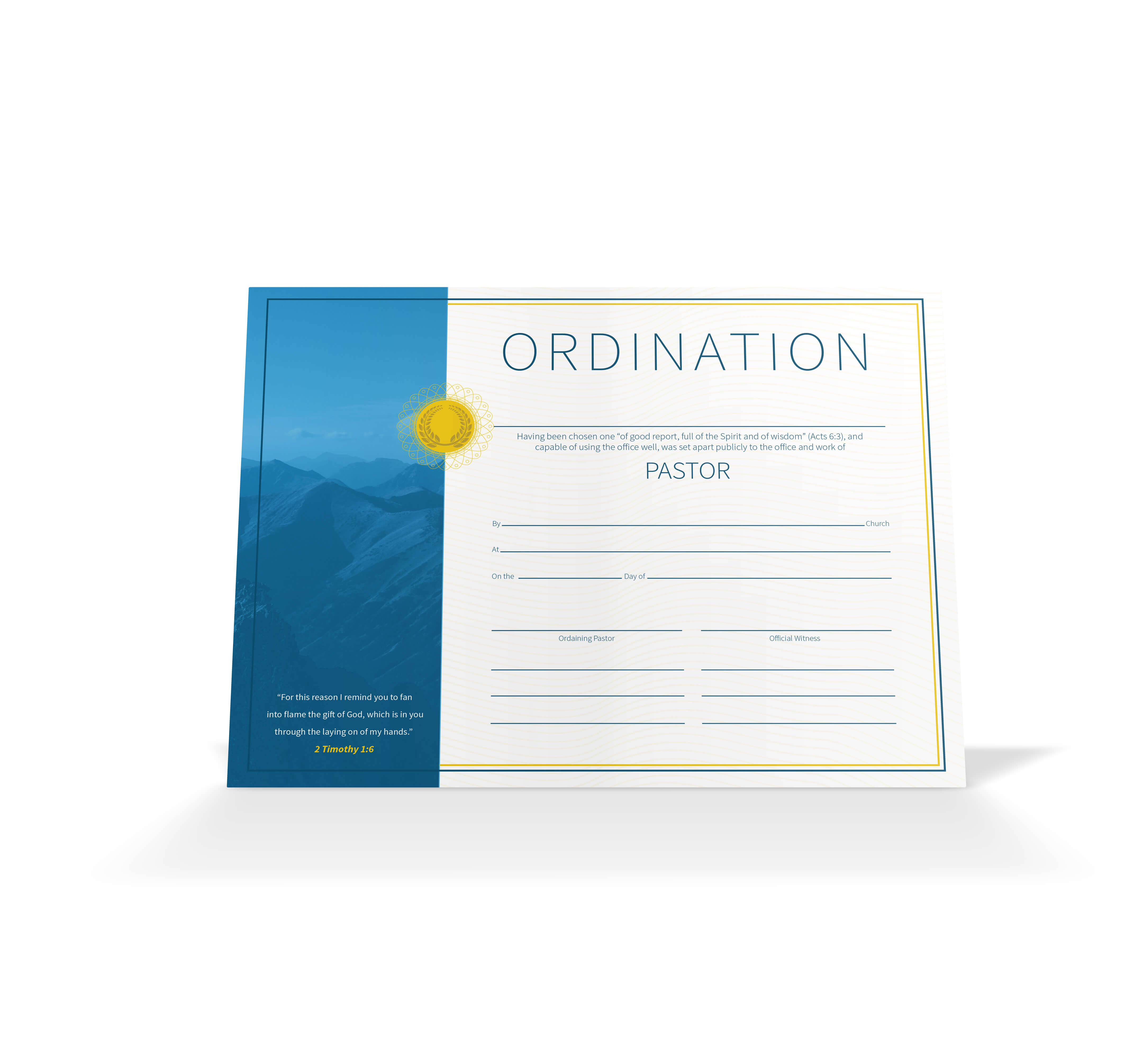Pastor Ordination Certificate – Vineyard Digital Membership Intended For Ordination Certificate Template