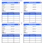 Patient Medication Card Template | Emergency Kits regarding Medication Card Template