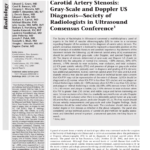 Pdf) Carotid Artery Stenosis: Gray Scale And Doppler Us Intended For Carotid Ultrasound Report Template