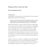 Pdf) Writing And Music: Album Liner Notes With Regard To Cd Liner Notes Template Word