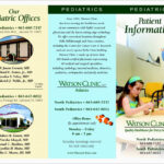 Pediatric Dentistry 11X8 Brochures English Our Work Brochure Inside Medical Office Brochure Templates