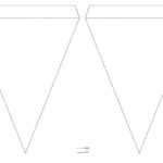 Pennant Banner Template – Wovensheet.co Regarding Free Triangle Banner Template