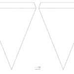 Pennant Banner Template – Wovensheet.co Throughout Triangle Banner Template Free