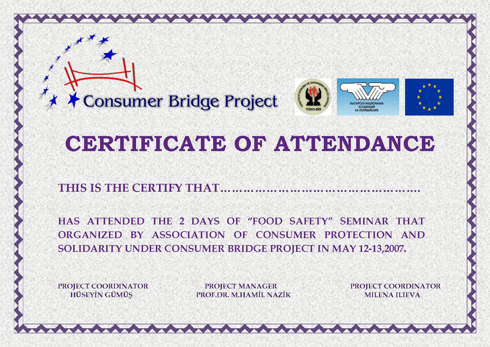 Perfect Attendance Certificate Template Word Throughout Perfect Attendance Certificate Template