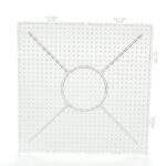 Perler Beads Template Clear Linkable Large Pegboard 5Mm 15 Pertaining To Blank Perler Bead Template