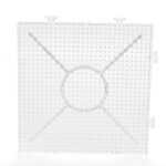 Perler Beads Template Clear Linkable Large Pegboard 5Mm 15 Pertaining To Blank Perler Bead Template