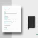 Personal Datasheet Template With Datasheet Template Word