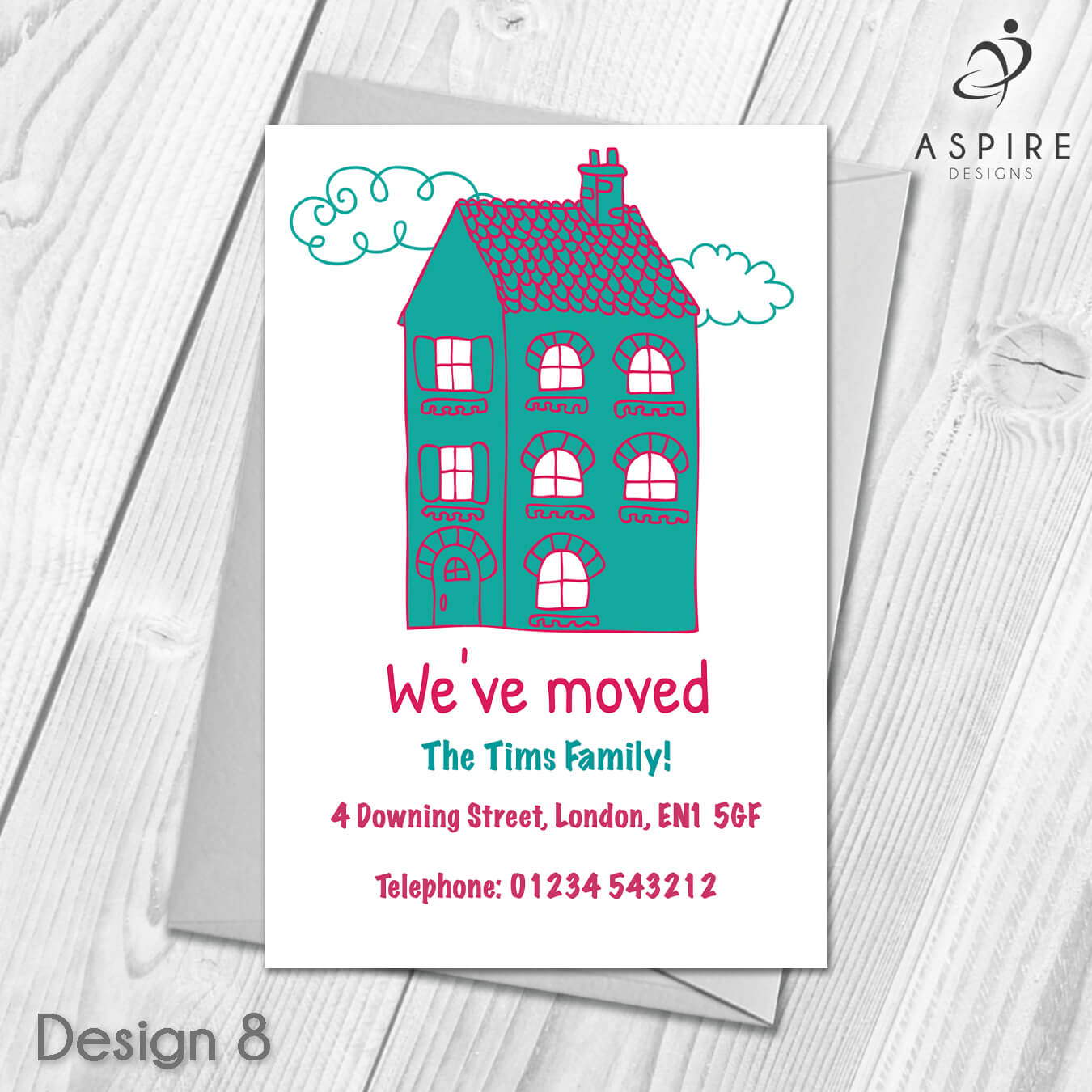 Personalised Home Sweet Home Change Of Address Cards Intended For Free Moving House Cards Templates