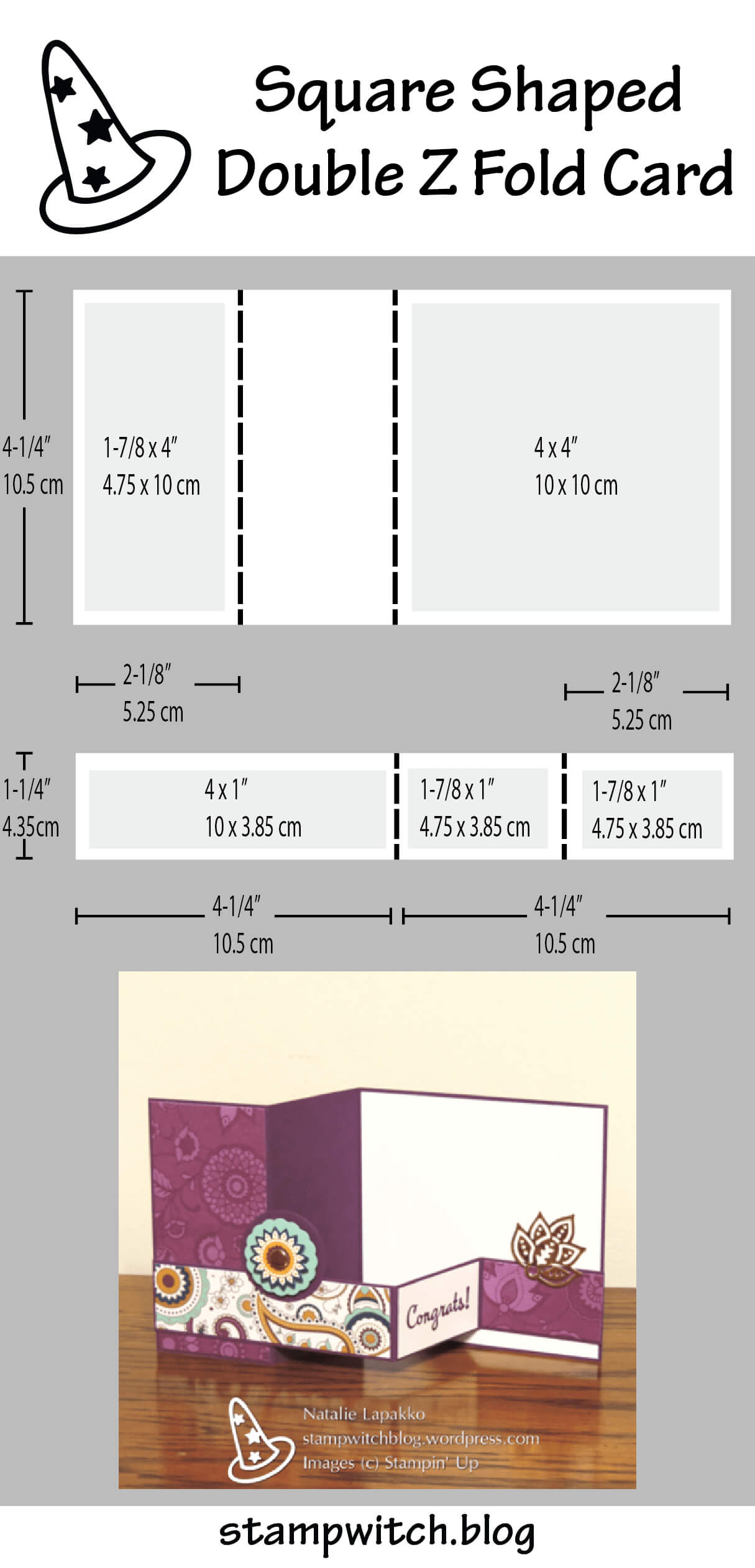 Petals And Paisleys Double Z Fold Card | Cards | Fun Fold Pertaining To Fold Out Card Template