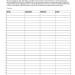 Petition Format Template. Legal Petition Template 10 With Regard To Blank Petition Template