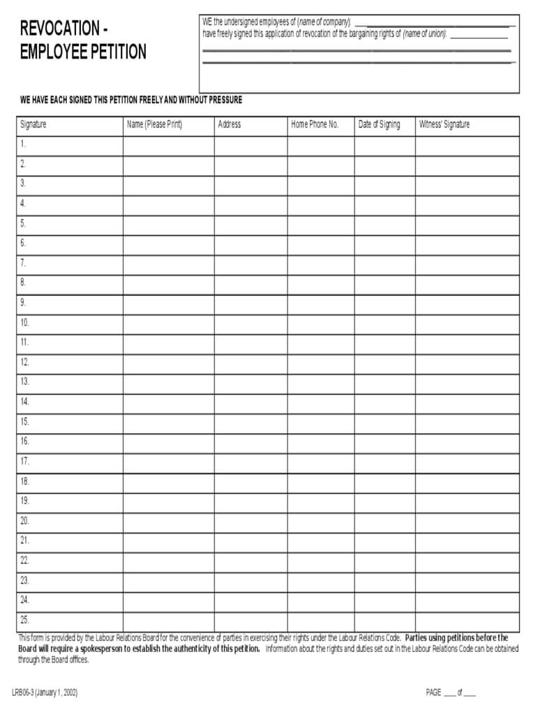 Petition Template – 4 Free Templates In Pdf, Word, Excel Pertaining To Blank Petition Template
