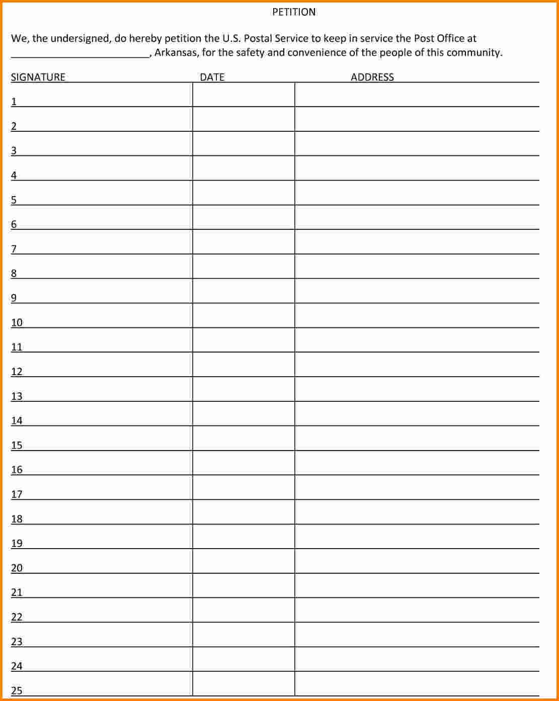 Petition Template - How You Promote Your Petition Is Going Pertaining To Blank Petition Template